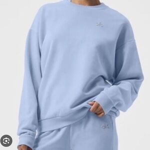 Alo yoga seashell blue Sweatshirt